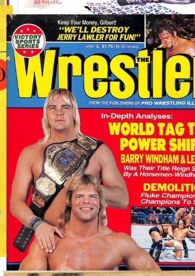 Vintage cover: The Wrestler, August 1988
